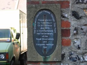 Greenwich Meridian Marker; England; East Sussex; Lewes
